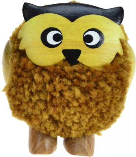 5501-OWL : Owl Pom Figurine - Approximate Height 55mm (Pack Size 24) Price Breaks Available
